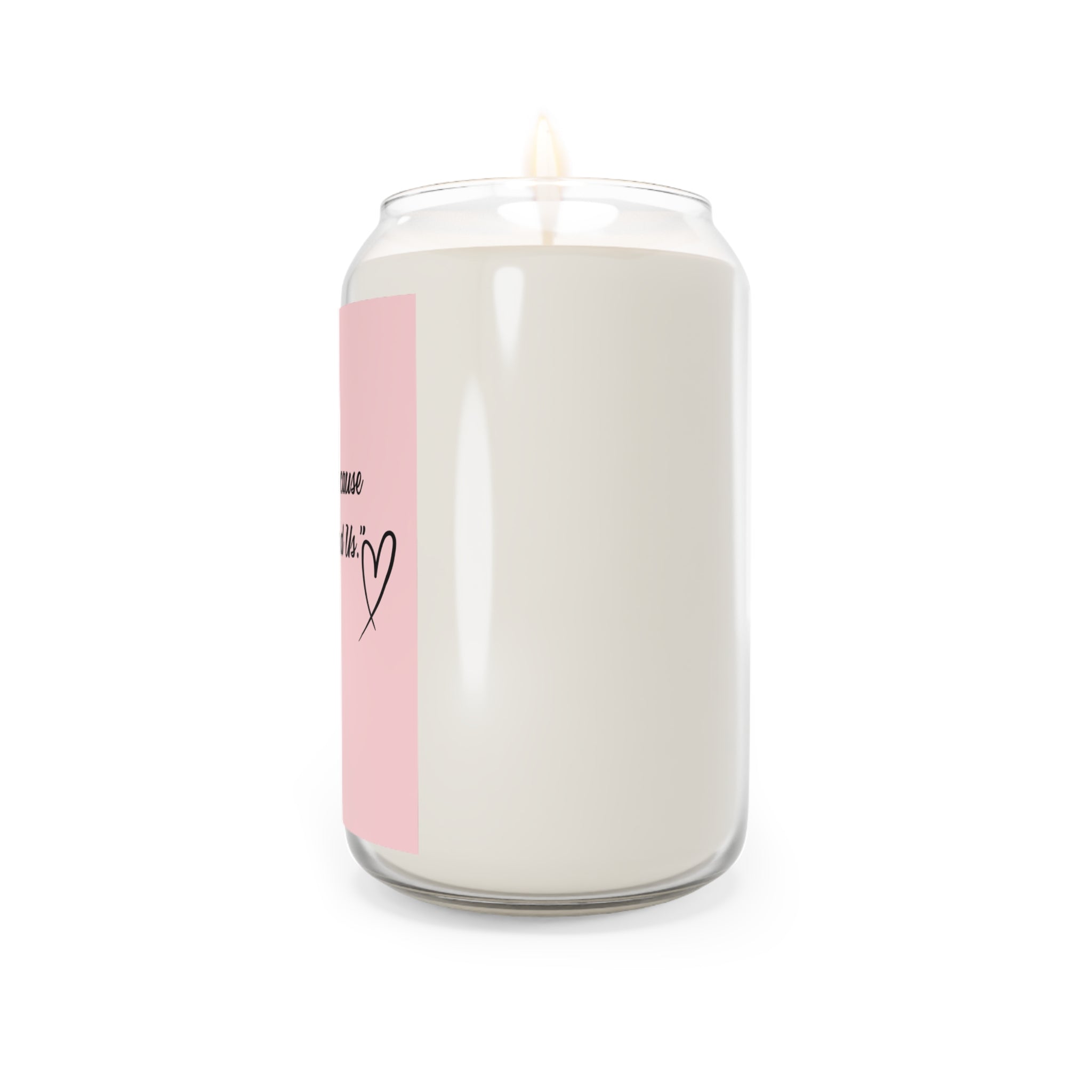 Inspirational Soy Candle - "As Water Reflects the Face, So One's Life Reflects the Heart" (13.75 oz)