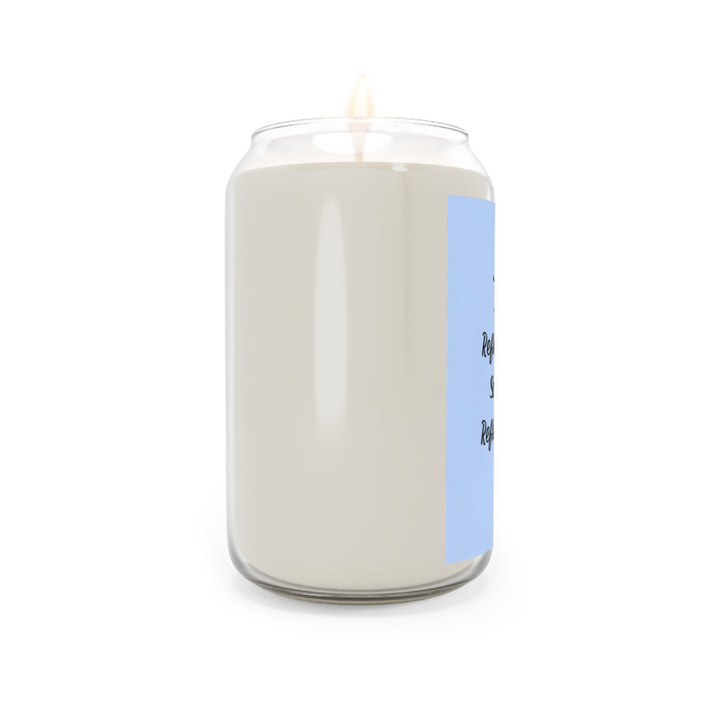 Inspirational Soy Candle - "As Water Reflects the Face, So One's Life Reflects the Heart" (13.75 oz)